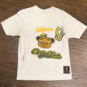 Mitchell & Ness White Tee with Utopia Texas Patch